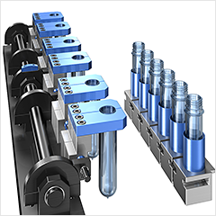 Preform Temperature Stabilization & Pitch Adjustment