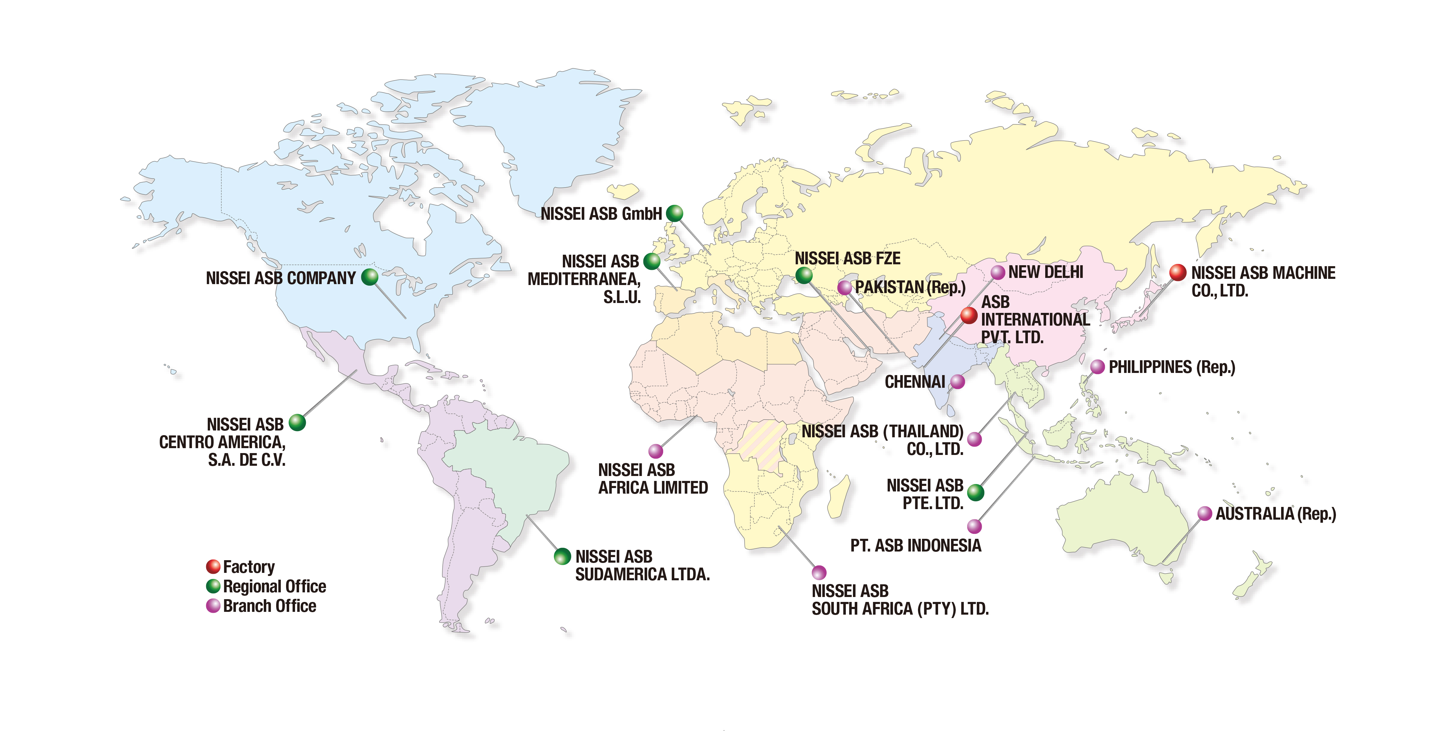 拠点一覧｜会社情報｜ASB 日精エー・エス・ビー機械株式会社