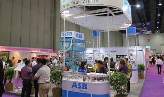 ASBブース全景