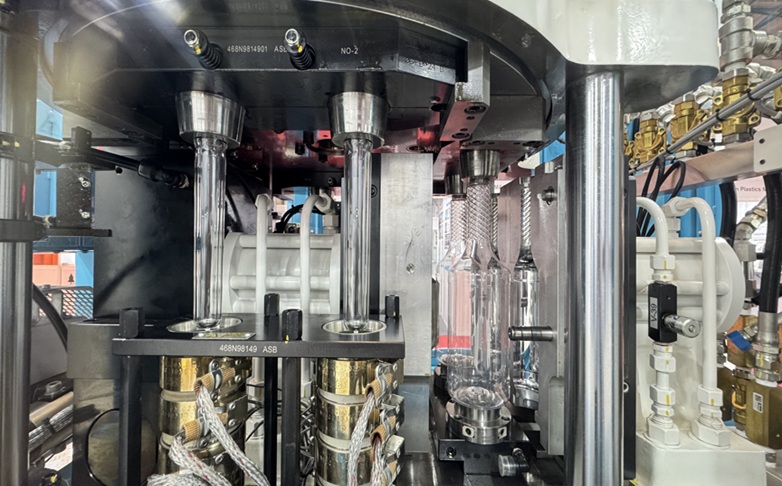 Inside of the demonstration machine