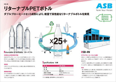 HSB-4N リターナブルPETボトル